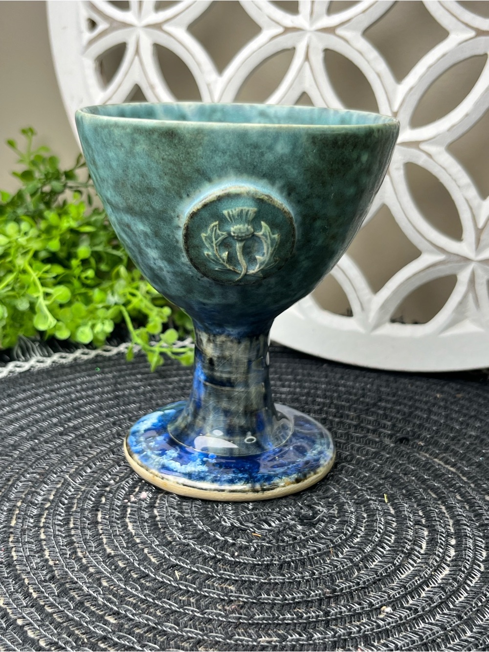 The Conwy Pottery Celtic Heritage Chalice/Goblet